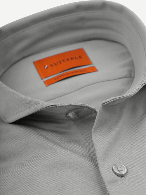 Sorona overhemd mid grijs