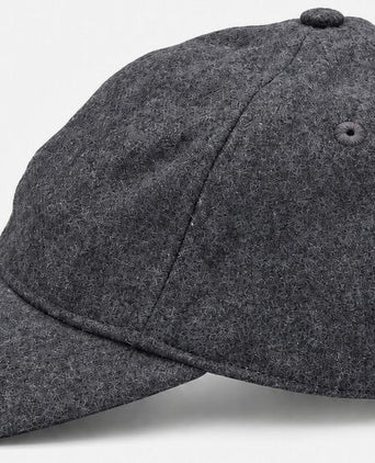 Cap wool blend antraciet