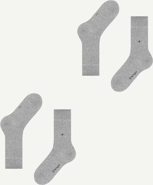 Uni lichtgrijs (2-pack)
