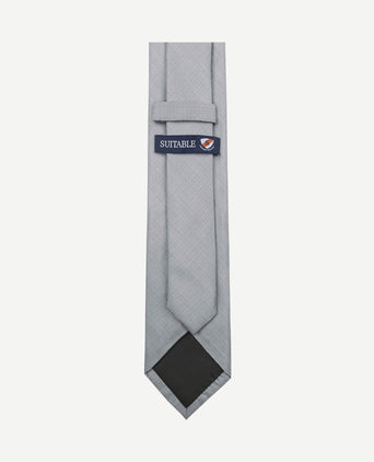 Stropdas zijde grijs k81-11