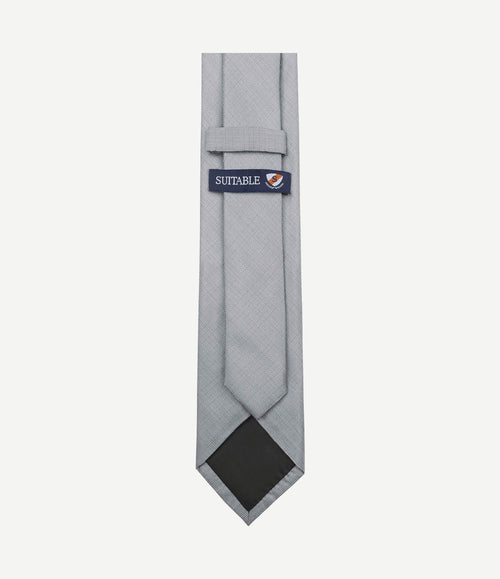Stropdas zijde grijs k81-11