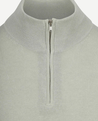 Half-zip trui colin grijs