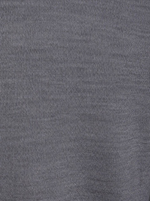 Turtleneck trui merinowol grijs