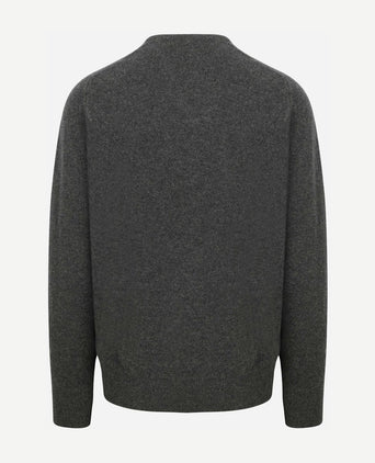 Pullover lamswol v cliff grijs