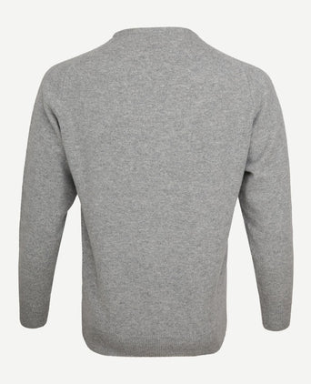 William Lockie lambswool grijs