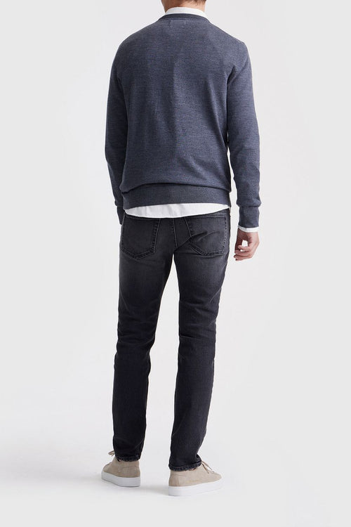 The john pullover merino antraciet