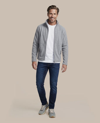 Miracle fleece jack grijs