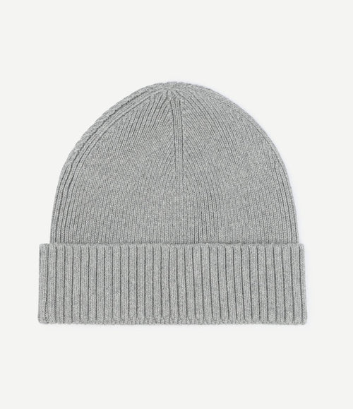 Knitted muts grijs