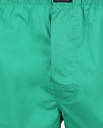 Boxershort racing green poplin
