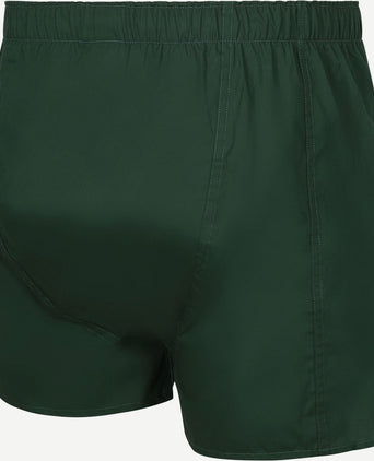 Poplin boxershort racing donkergroen