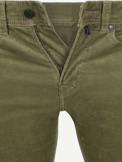 Broek Lyon corduroy olive