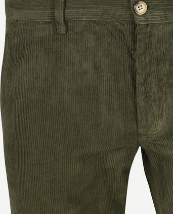 Chino flemm corduroy olive
