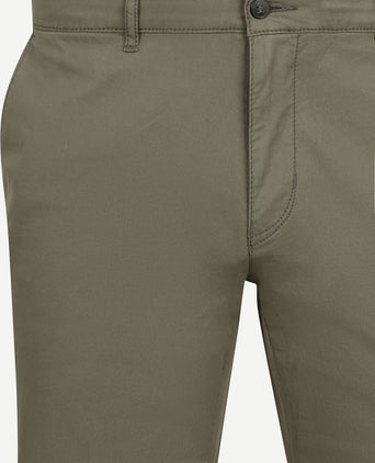 Chino newbury light twill olijfgroen