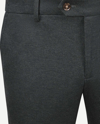 Aiden pantalon houndstooth forest