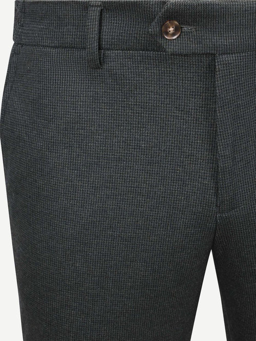Aiden pantalon houndstooth forest