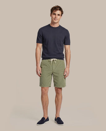 Detroit cord short groen