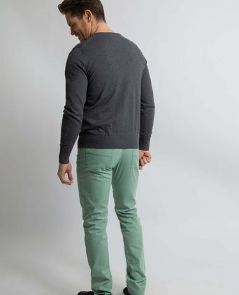 Broek 5-pocket johnson sage
