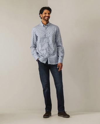 State of Art overhemd poplin shell blauw | Regular-fit