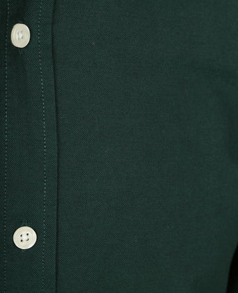 Steppin' Out overhemd Oxford donkergroen | Regular-fit