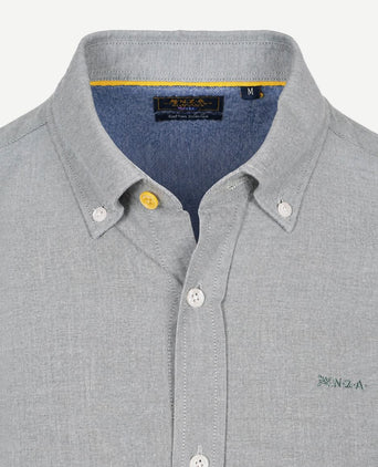 Overhemd bd barn twill groen