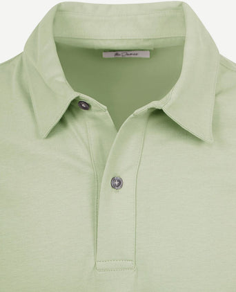 The James poloshirt sage groen