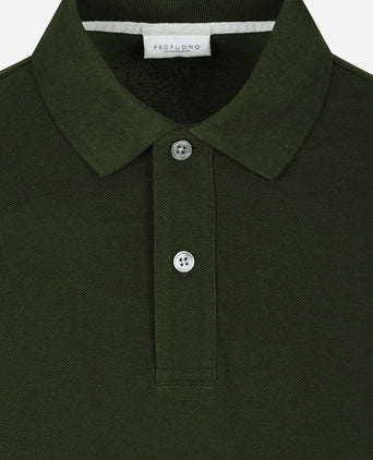 Piqué poloshirt army