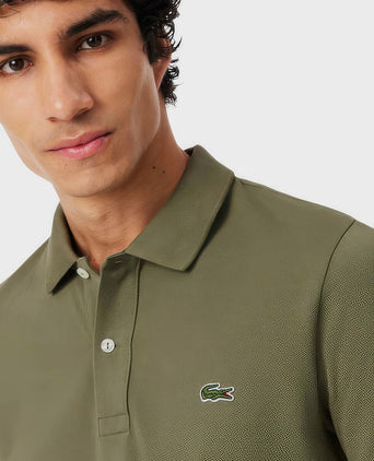 Poloshirt pique olijfgroen