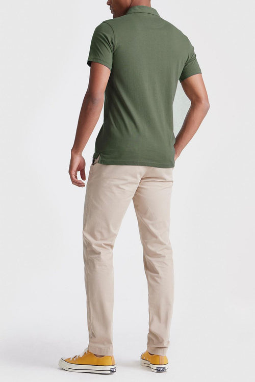 The James poloshirt groen