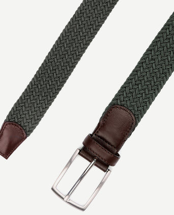 Geweven riem groen