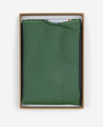 Suitable zijde pochet groen