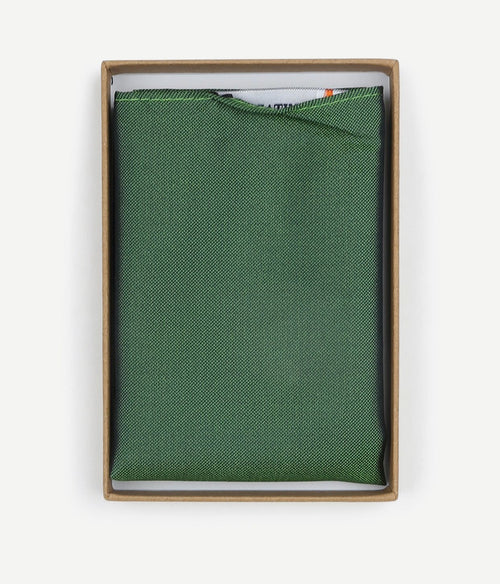Suitable zijde pochet groen