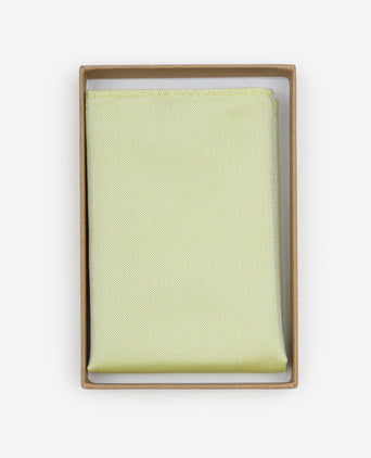 Zijde pochet lime groen