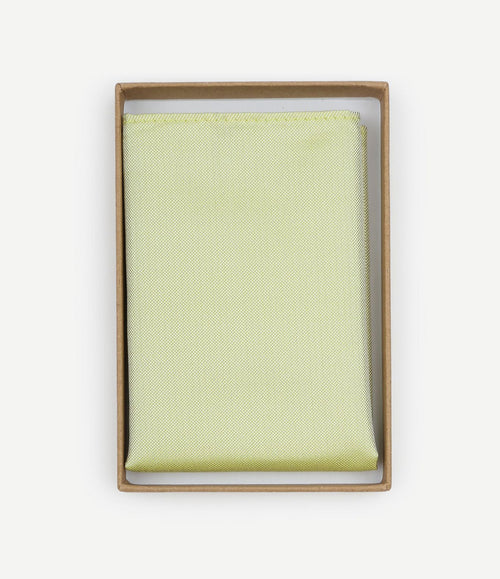 Zijde pochet lime groen