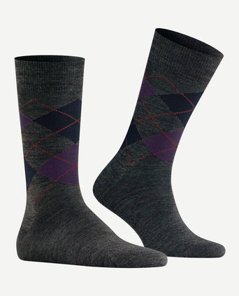 Burlington wol Edinburgh melange groen 7271