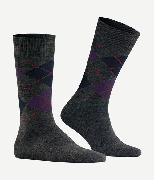 Burlington wol Edinburgh melange groen 7271