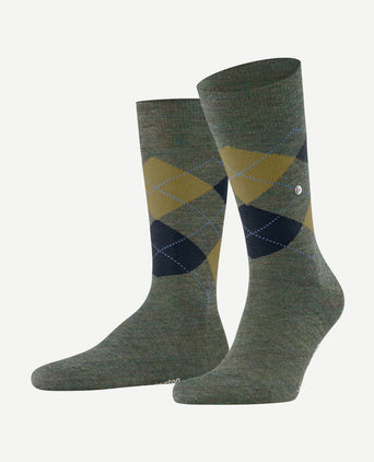 Wol Edinburgh melange groen 7922