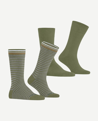 Everyday (2-pack) strepen groen