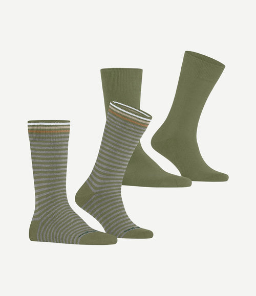 Everyday (2-pack) strepen groen