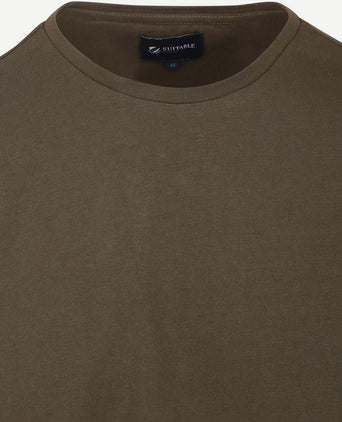 Respect t-shirt Jim olijf groen