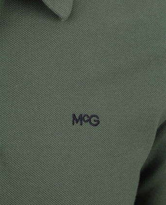 McGregor long sleeve poloshirt sage groen | Regular-fit
