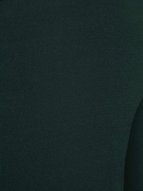 Suitable trui cooldry knit turtleneck groen | Slim-fit