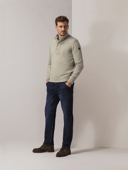 State of Art mocker trui beige | Regular-fit