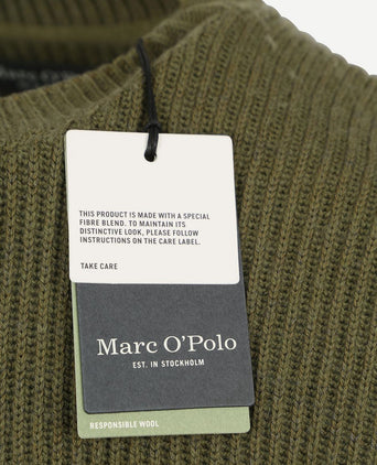 Pullover wol blend groen