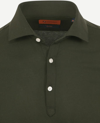 Camicia poloshirt donkergroen