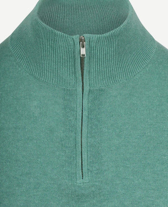 Half-zip trui colin groen