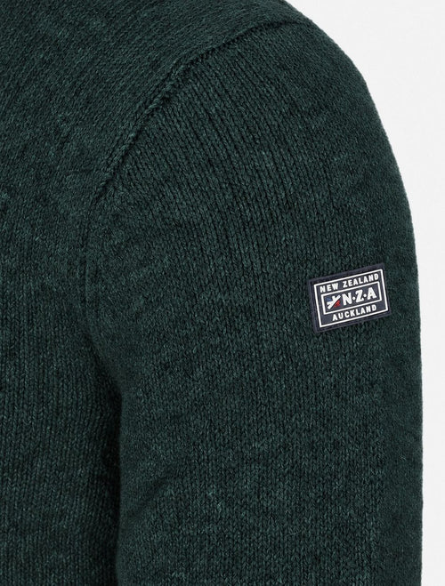 Trui dobson wool blend donkergroen