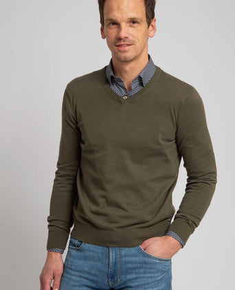 Respect vinir pullover olijfgroen