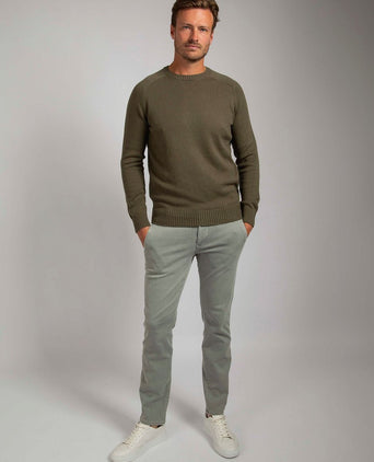 Pullover raw olijfgroen