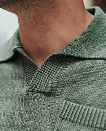 Raw trui riva knit groen