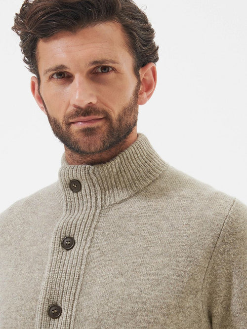 Barbour zip vest wol greige | Regular-fit